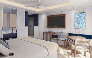 Letto o letti in una camera di Secrets Saint Lucia Resort & Spa - All Inclusive