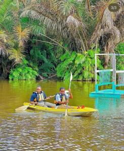 Permandangan sungai dekat dengan perkhemahan ini