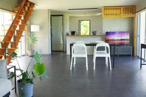 Kuchyň nebo kuchyňský kout v ubytování Beach House Kabira