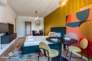 TV a/nebo společenská místnost v ubytování Brand New Apartments in Ivory Residence Pipera