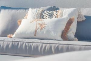 En eller flere senge i et værelse på Penthouse Atico Cálida