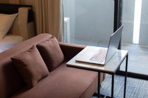 Posezení v ubytování Residence Hotel Hakata Minoshima