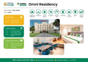 Půdorys ubytování Treebo Premium Omni Residency