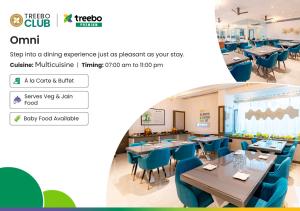 Restaurace v ubytování Treebo Premium Omni Residency
