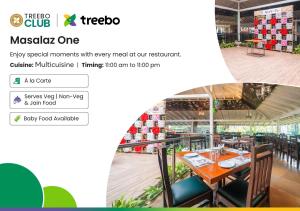 Restaurace v ubytování Treebo Sai Rekha Inn