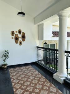 Balkón nebo terasa v ubytování Mayilveedu Guest House