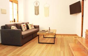 TV a/nebo společenská místnost v ubytování Casa Maria Isabel With Private Terrace In Center