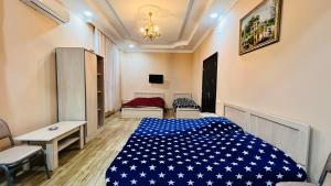 Letto o letti in una camera di Grand Hotel Kobuleti