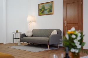 Predel za sedenje v nastanitvi Apartmán Měšťanský dům