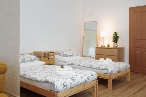 Postelja oz. postelje v sobi nastanitve Apartmán Měšťanský dům