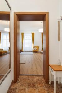 Postelja oz. postelje v sobi nastanitve Apartmán Měšťanský dům