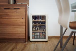 Kuchyň nebo kuchyňský kout v ubytování Apartmán Měšťanský dům