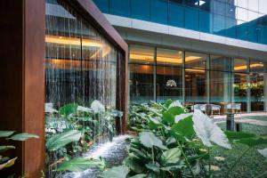 Zahrada ubytování Wyndham Panbil Batam