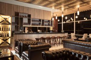 Lounge nebo bar v ubytování Wyndham Panbil Batam