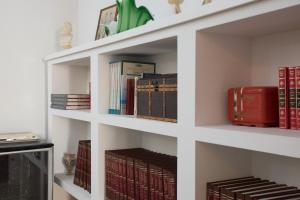 Knihovna v bed and breakfast