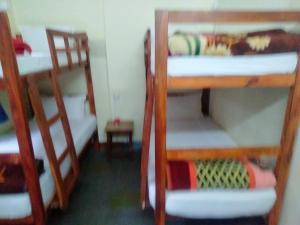 Postel nebo postele na pokoji v ubytování hotel Backpackers inn