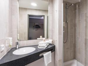 Koupelna v ubytování B&B HOTEL Magdeburg-Barleben