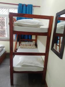 Postel nebo postele na pokoji v ubytování hotel Backpackers inn