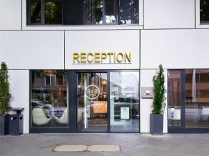 Vstupní hala nebo recepce v ubytování B&B HOTEL Frankfurt City-Ost
