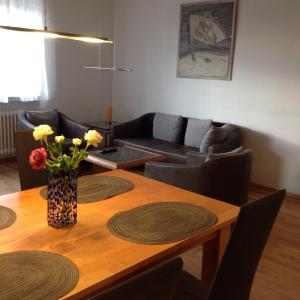 Χώρος καθιστικού στο Ferienwohnung Keller Eriskirch