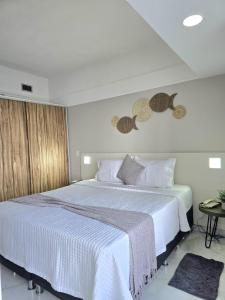 Postel nebo postele na pokoji v ubytování 1313 Flat de Luxo com vista maravilhosa do Rio