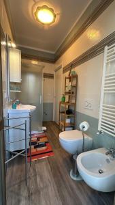 Koupelna v ubytování B&B Le Colombine + 37 fotografií