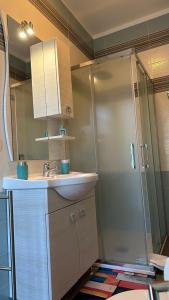Koupelna v ubytování B&B Le Colombine