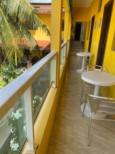 Balkón nebo terasa v ubytování Sol Hostel & Pousada Maragogi