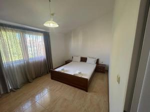 Postel nebo postele na pokoji v ubytování Аpartments Comfort -Marina Cape