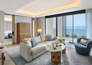 Posezení v ubytování Mandarin Oriental, Muscat