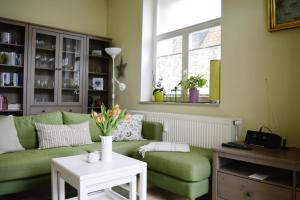 Χώρος καθιστικού στο Ferienwohnung Truding