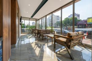 Posezení v ubytování Lemon Hotel