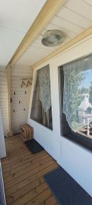 Balkón nebo terasa v ubytování Ferienhaus Nordic Harmony