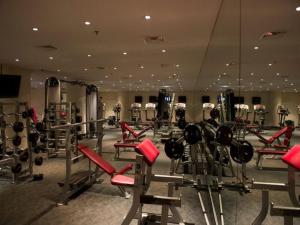 Fitness centrum a/nebo fitness zařízení v ubytování Executives Hotel - Olaya