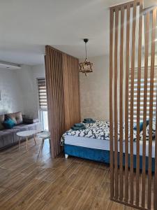 Giường trong phòng chung tại Apartman Zagorac