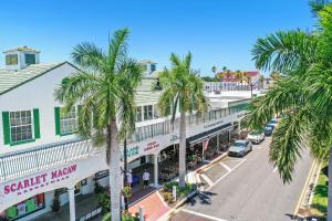 an aerial view of a street with palm trees at Holiday Inn Express and Suites - Nokomis - Sarasota South in Nokomis