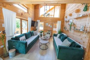 Posezení v ubytování Monte Chalet Kolašin