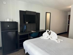 Postel nebo postele na pokoji v ubytování Motel 6 Hollywood