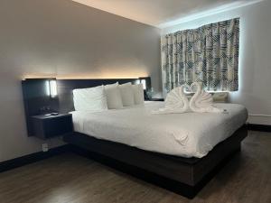 Postel nebo postele na pokoji v ubytování Motel 6 Hollywood