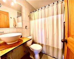 Koupelna v ubytování Cabaña en Maitencillo
