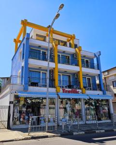 Bygningen som hotellet ligger i