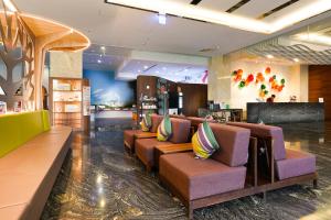 Posezení v ubytování Hoya Resort Hotel Kaohsiung + 37 fotografií