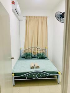 Postel nebo postele na pokoji v ubytování SJ Home