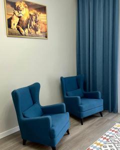 Ruang duduk di Athletic City, 1-Room Apartments