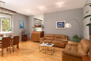 Posezení v ubytování Royal Suites