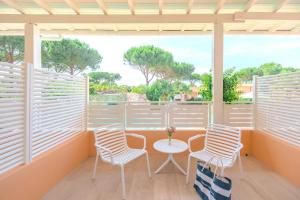Balkón alebo terasa v ubytovaní Tuscany Hotel Alle Dune