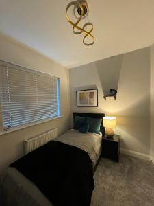 Postelja oz. postelje v sobi nastanitve Modern Double & Single Room with Cozy Vibes Athy