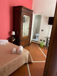 Łóżko lub łóżka w pokoju w obiekcie Apartment ninnananna