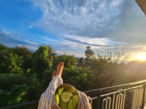 Balkón nebo terasa v ubytování Dadi Homestay 360 Mountain View + 5 fotografií