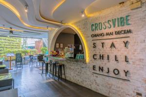 Restaurace v ubytování Cross Vibe Chiang Mai Decem, Nimman